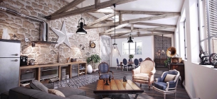 30 Inspirasi Dan Desain Interior Ruang Tamu Modern Farm House